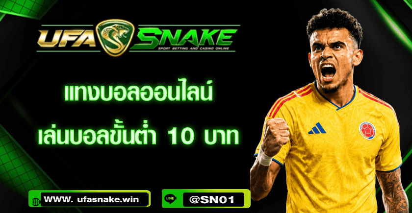 แทงบอลออนไลน์เล่นบอลขั้นต่ำ 10 บาท